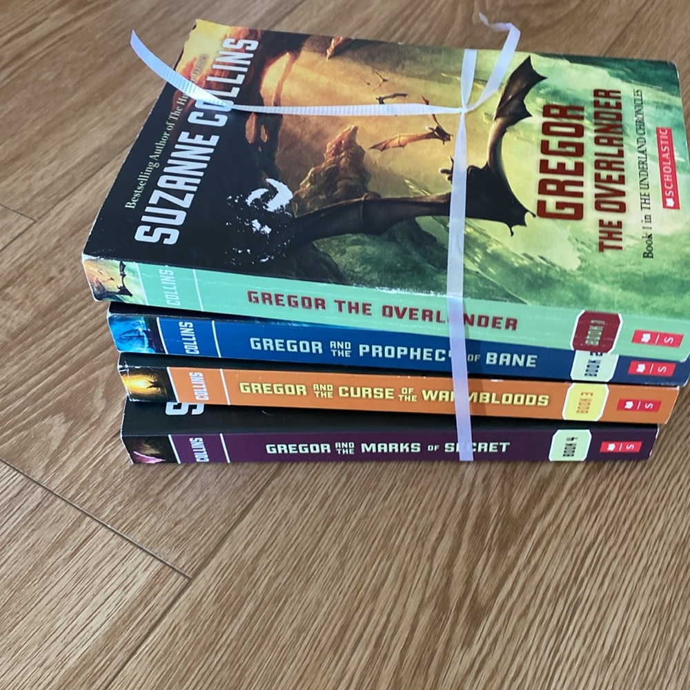 Scholastic Four Book Set Of Gregor The Overlander Books by Suzanne Colli…